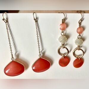 2 pair earrings